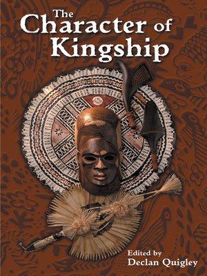cover image of The Character of Kingship